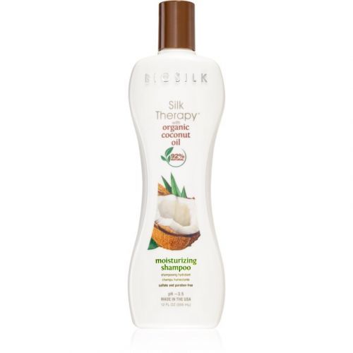 Biosilk Silk Therapy Moisturizing Shampoo with Coconut Oil 355 ml