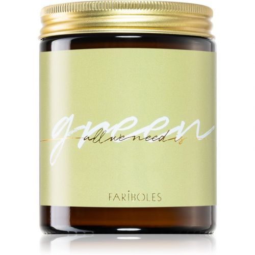 FARIBOLES All We Need Is Green scented candle 140 g