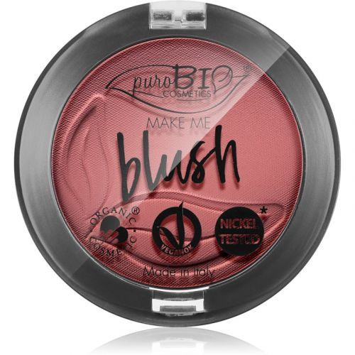 puroBIO Cosmetics Long-lasting Blush Powder Blush Shade 06 Cherry Blossom 3,5 g