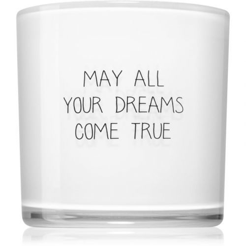 My Flame Fresh Cotton May All Your Dreams Come True scented candle 10x10 cm