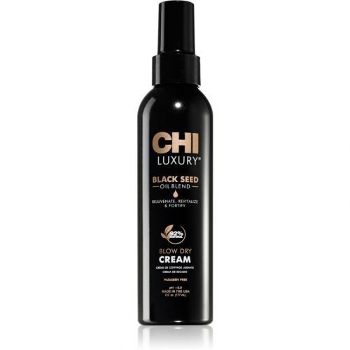 CHI Luxury Black Seed Oil Nourishing and Heat Protecting Cream To Smooth Hair 177 ml