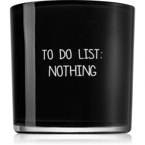My Flame Warm Cashmere To Do List: Nothing scented candle 10x10