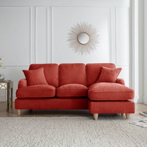 The Swift Right Hand Chaise Sofa Manhattan Apricot