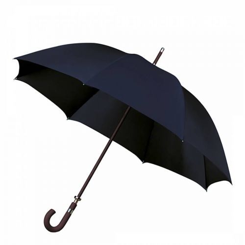 Women's Large Navy Blue Wind Resistant Umbrella