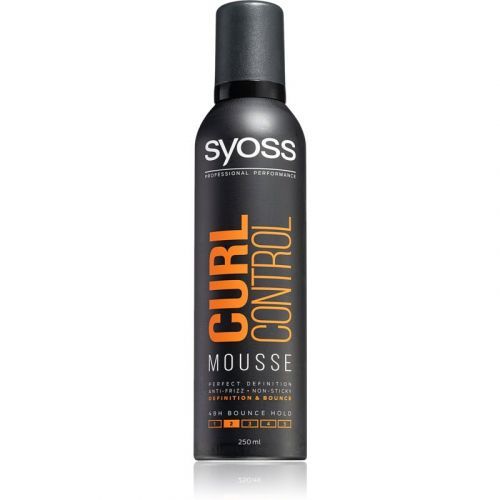 Syoss Curl Control Styling Mousse For Natural Fixation 250 ml