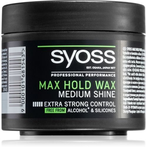 Syoss Max Hold Styling Wax With Extra Strong Fixation 150 ml
