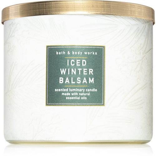 Bath & Body Works Iced Winter Balsam scented candle 411 g