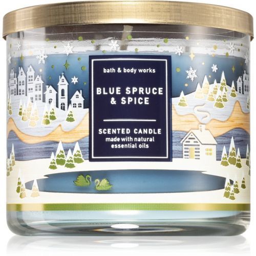 Bath & Body Works Blue Spruce & Spice scented candle 411 g