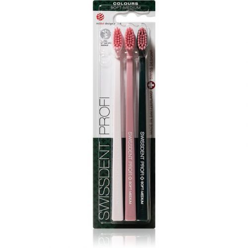 Swissdent Profi Trio Soft Toothbrushes 3 pcs