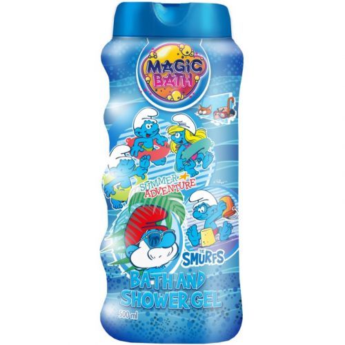 The Smurfs Magic Bath Bath & Shower Gel Shower And Bath Gel for Kids 500 ml