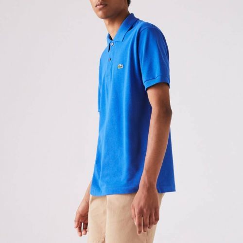 Bright Blue Short Sleeve Polo Shirt