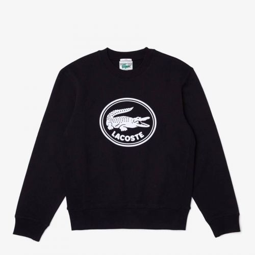 Black Printed Logo Sweatshirt