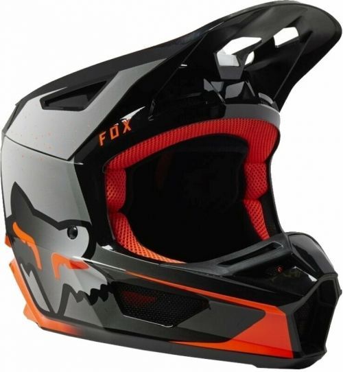 FOX V1 Leed Helmet Dot/Ece Fluo Orange XL Helmet
