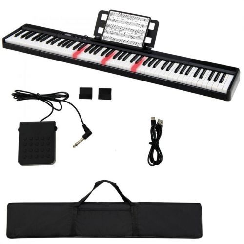 88-Key Electronic Keyboard Semi-Weighted Full Size Digital Piano