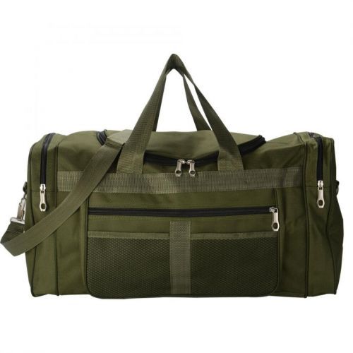 (Green) Duffle Gym Bag Large Sports Holdall Travel Luggage
