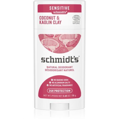 Schmidt's Coconut & Kaolin Clay Deodorant Stick 24 h 58 ml