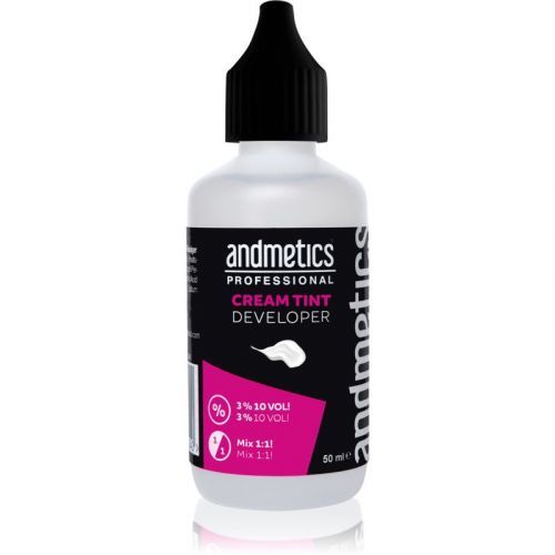 andmetics Professional Cream Tint Developer Creamy Activating Emulsion 3 % 10 vol. 50 ml