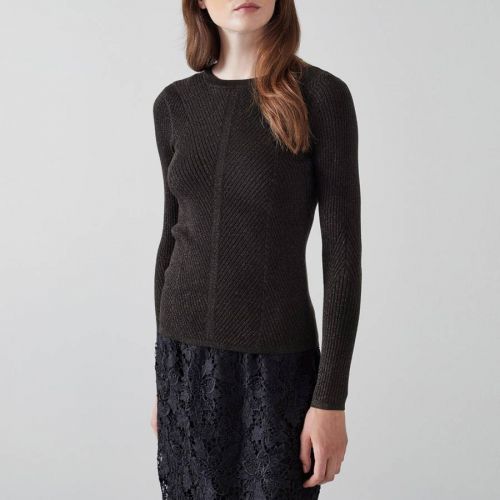 Black Myrtle Metallic Jumper