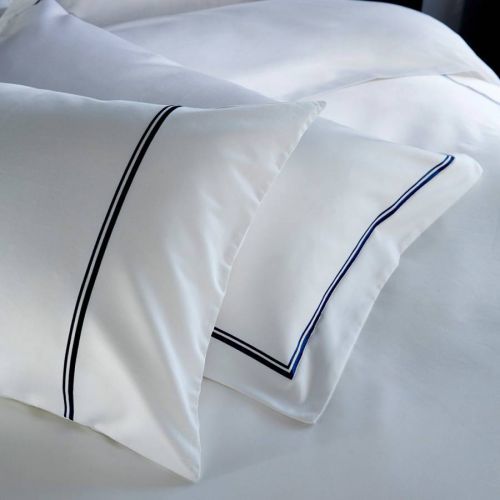Double Cord 800TC Oxford Pillowcase Navy