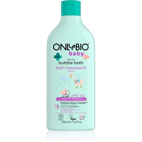OnlyBio Baby Delicate Bubble Bath and Shower Gel for Children from Birth 500 ml