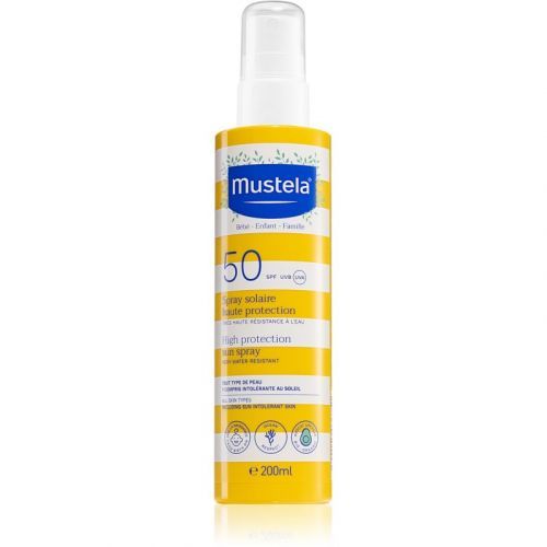 Mustela Family High Protection Sun Spray Sunscreen Lotion in Spray with SPF 50+ 200 ml