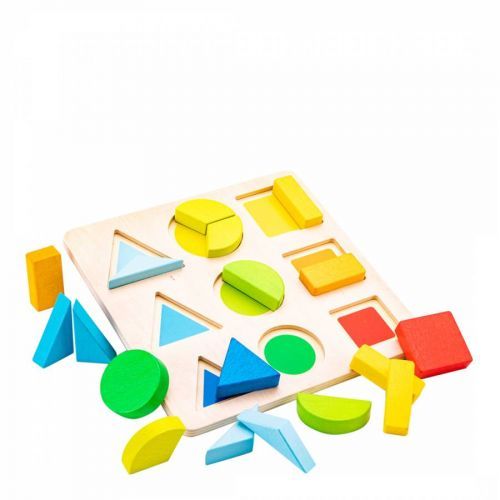 Geometric Shapes Puzzle Board