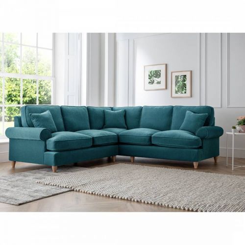 The Bromfield Corner Sofa Manhattan Emerald