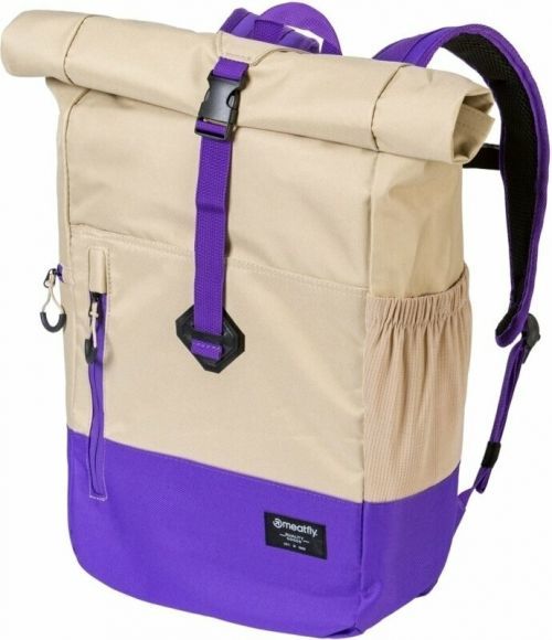 Meatfly Holler Backpack Cream/Violet 28 L