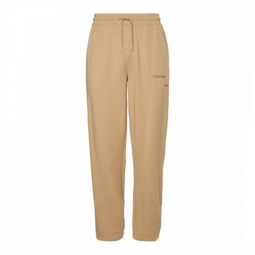 Boy's Tan Relaxed Cotton Blend Joggers