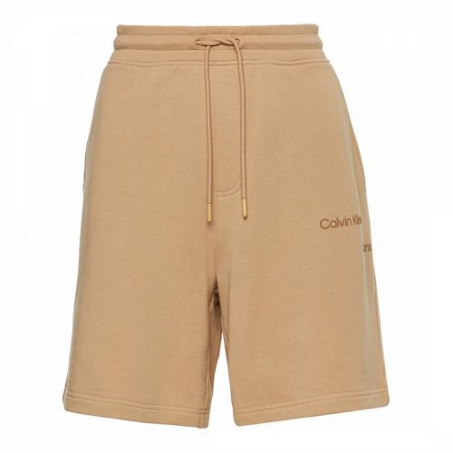 Boy's Tan Relaxed Cotton Blend Shorts