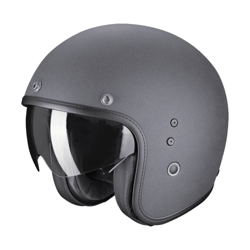 Scorpion Belfast Evo Graphite Dark Grey Jet Helmet L