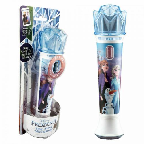 Disney Frozen 2 Sing Along Microphone and MP3 Karaoke with LED Lights