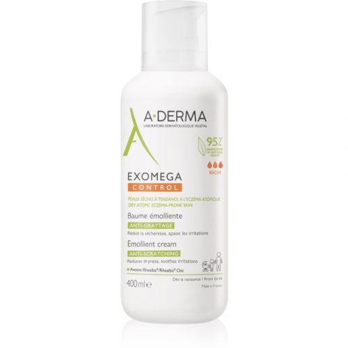 A-Derma Exomega Control Fortifying Moisturiser for Protective Barrier of Sensitive and Atopic Skin 400 ml