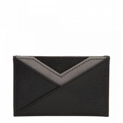Black Howard Leather Card Wallet