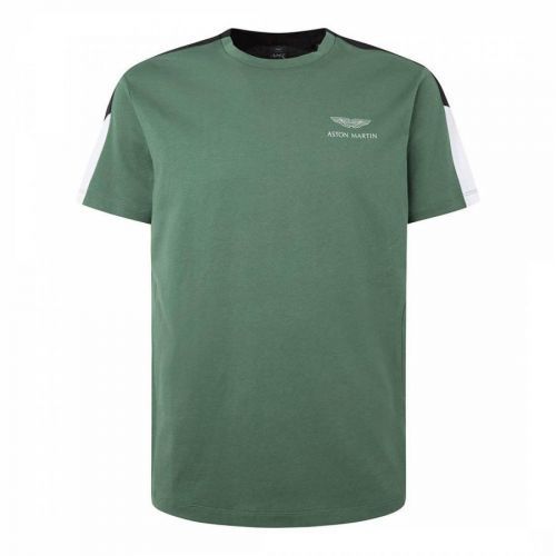 Green AMR Logo Cotton T-Shirt