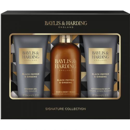 Baylis & Harding Black Pepper & Ginseng Gift Set (for Face, Body and Hair) for Men