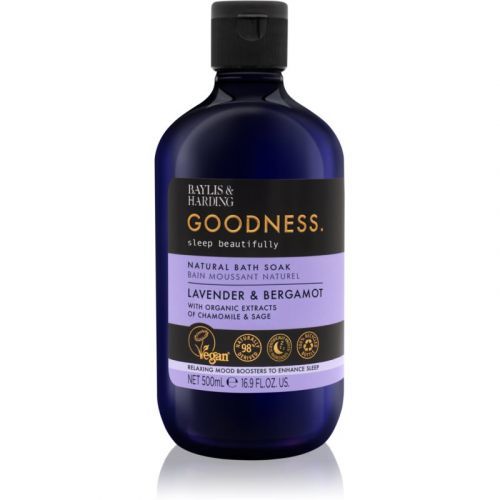 Baylis & Harding Goodness Sleep Beautifully Bath Foam for Better Sleep Lavender & Bergamot 500 ml