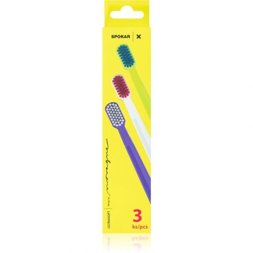 Spokar X 3429 Ultrasoft Toothbrush 3 pcs Ultrasoft