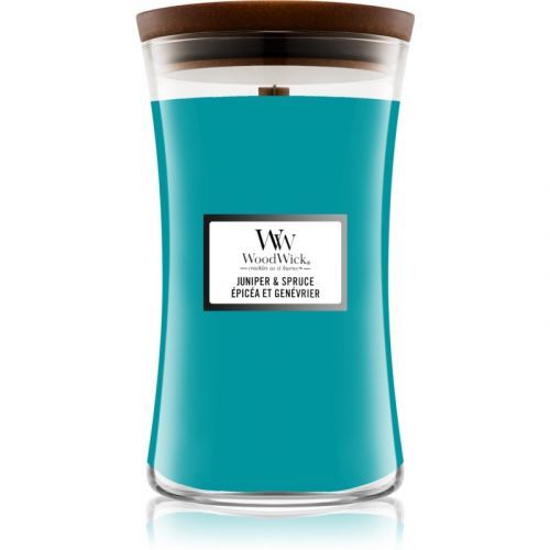 Woodwick Juniper & Spruce scented candle 609,5 g