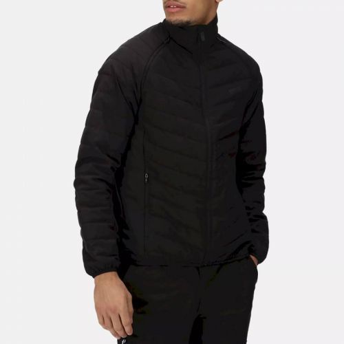 Black Quilted 2 In 1 Jacket