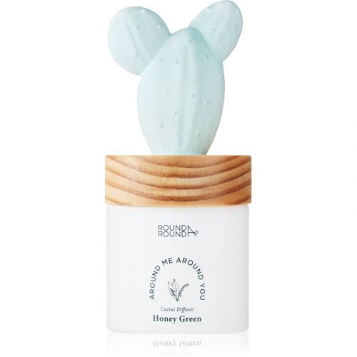 ROUND A‘ROUND Cactus Rabbit - Honey Green aroma diffuser with filling 100 ml