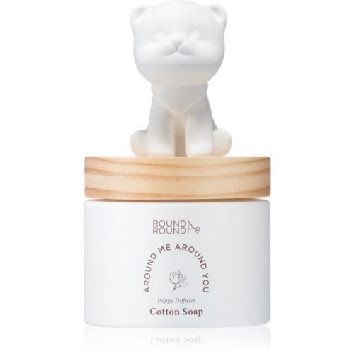 ROUND A‘ROUND Puppy Refreshing Pome - Cotton Soap aroma diffuser with filling 100 ml