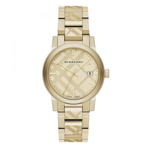 Burberry BU9038 Swiss Gold Ion-Plated Stainless Steel Ladies Watch