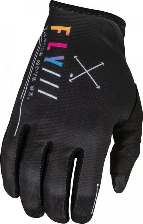 Fly Racing MX Gloves Lite S.E Avenger Black Sunset S