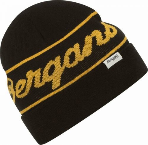 Bergans Bergans Logo Beanie Black/Light Golden Yellow UNI