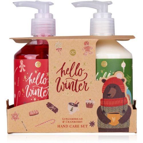 Accentra Hello Winter Gift Set Gingerbread & Cranberry (for Hands)