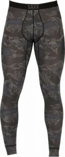 SAXX Thermal Underwear Quest Tights Navy Mountainscape L