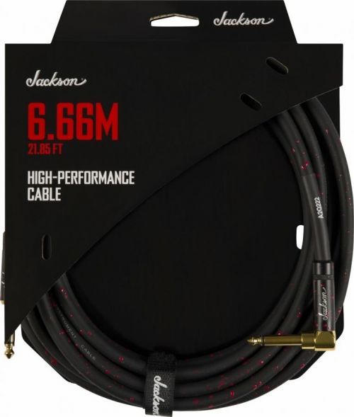 Jackson High Performance Cable Black-Red 6,66 m Straight - Angled