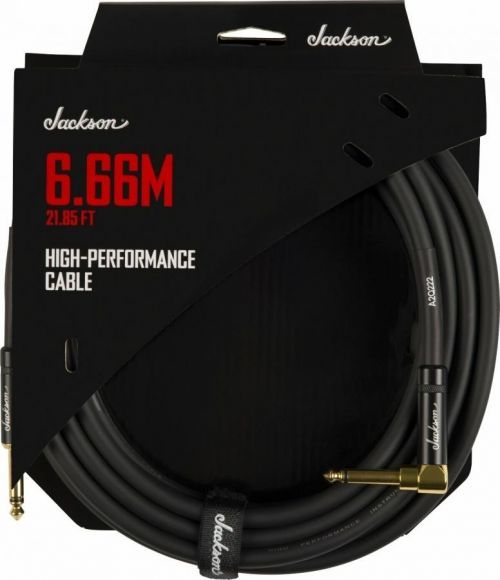 Jackson High Performance Cable Black 6,66 m Straight - Angled