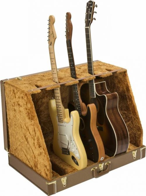 Fender Classic Series Case Stand 5 Brown Multi Guitar Stand